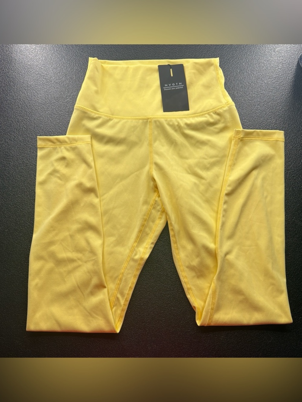 NVGTN Yellow High-Waist Leggings